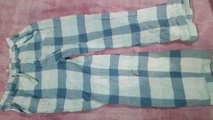 Blue Plaid Pajama Pants