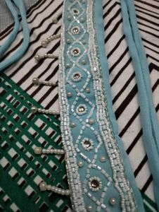 Enthic Western Look Gown With Belt