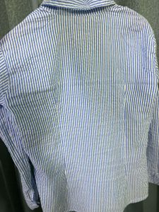 women’s Striped H&amp;M Button-Down Shirt