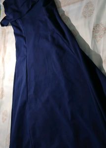 Elegant Navy Blue Evening Gown🪻