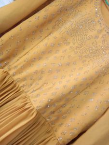 Elegant Mustard churidar Dress