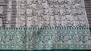 Elegant Striped Silk Saree