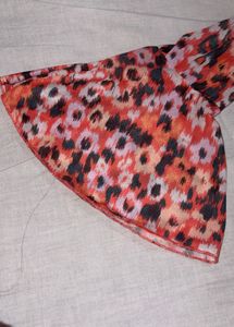 Vibrant Leopard Print girly top