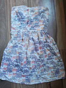 Boho Print tube Dress