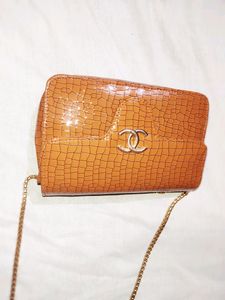 Chic Crocodile Embossed Shoulder Bag