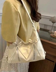 Stylish Cream Shoulder Bag