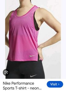 Bright Pink Nike Athletic Tank Top