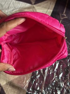 MAC Pink Puffy Pouch