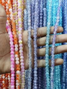 10 Crackle Beads