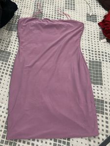 Lavender Mini Slip Dress