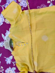 Yellow Cotton Kurta