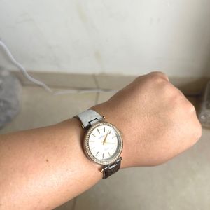 Aspen Quartz Watch - Crystal Embellished Dial