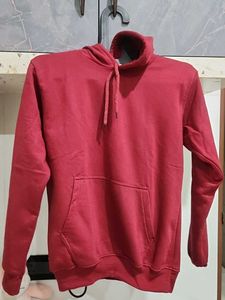 maroon trendy hoodie