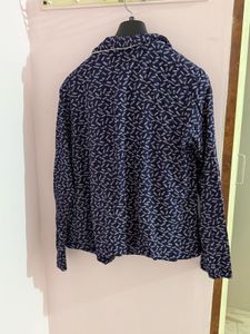 Stylish Navy Blue Pyjama Set (XL)