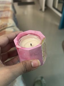 Pink Decorative Candle Holder