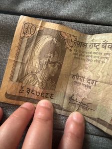 Old Nepal 10 Rupees Banknote  | Collectible