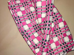 Dark pink (Rose) printed Jeggins