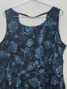 Floral Asymmetrical Hem Dress