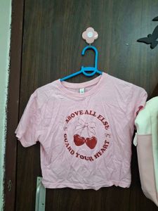 Cute Cherry Graphic Crop Top 🍒