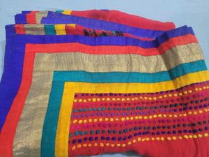 Embroidered Colorful Dupatta