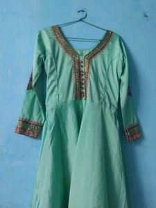 Elegant Sea Green  Gown