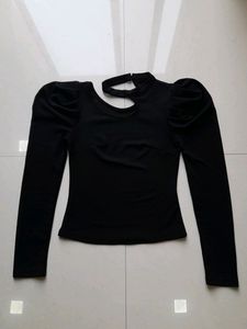 URBANIC Black Asymmetrical Top