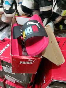 Puma Pink Slides