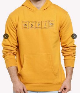Unisex Mustard Yellow Inspire Hoodie
