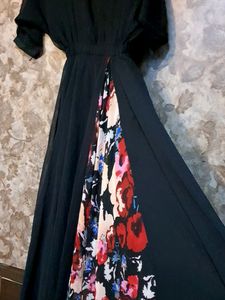 Long Floor Lenght Sheer Dress