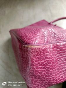 Original Authentic Longchamp Crocodile Embossed Pi