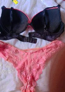 Elegant Lace Trim Bra