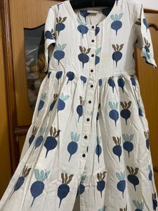Chic White Print Dress