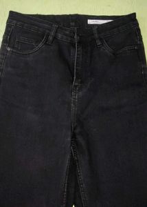 Zudio Black Flared Jeans