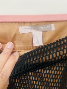 Forever 21 Stylish Mesh Skirt