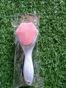 Silicone Face Cleanser Brush pink