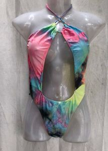 Tie-Dye One-Piece Swimsuit