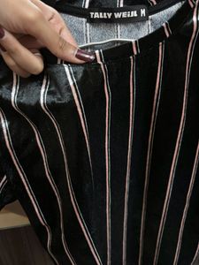 Tally Weijl VELVET STRIPED TOP