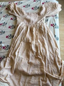 Vintage Vibe Cottagecore Embroidered Dress- L
