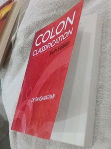 Colon Classification: Sixth Edition