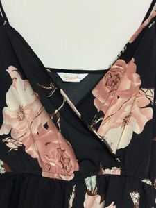 Floral Print Romper
