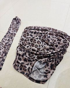 Chic Leopard Print Tube Top