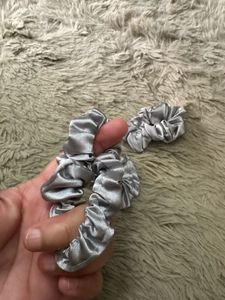 Brand new Grey scrunchie set