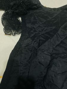 Black garara Embroidered Set
