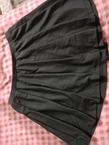 Pleated Skater Skirt
