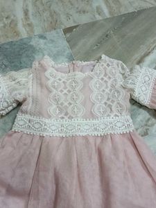 Pink Lace Baby Dress