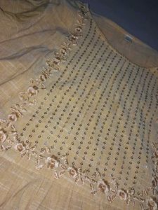 Yellow Sequined Kurta