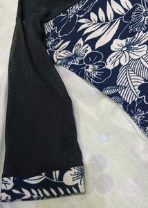 Floral Print 3/4 Sleeve Top