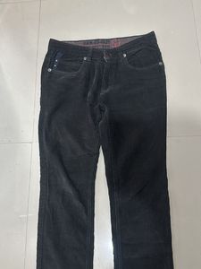 Black Brown Courdroy Pants