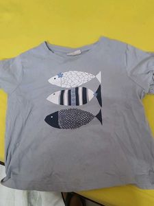 Cute Fish Graphic T-Shirt