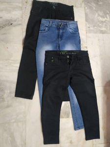 Denim Boys Geans(2 Black,1blue)